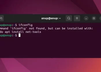 نحوه رفع خطای "ifconfig: command not found" در لینوکس