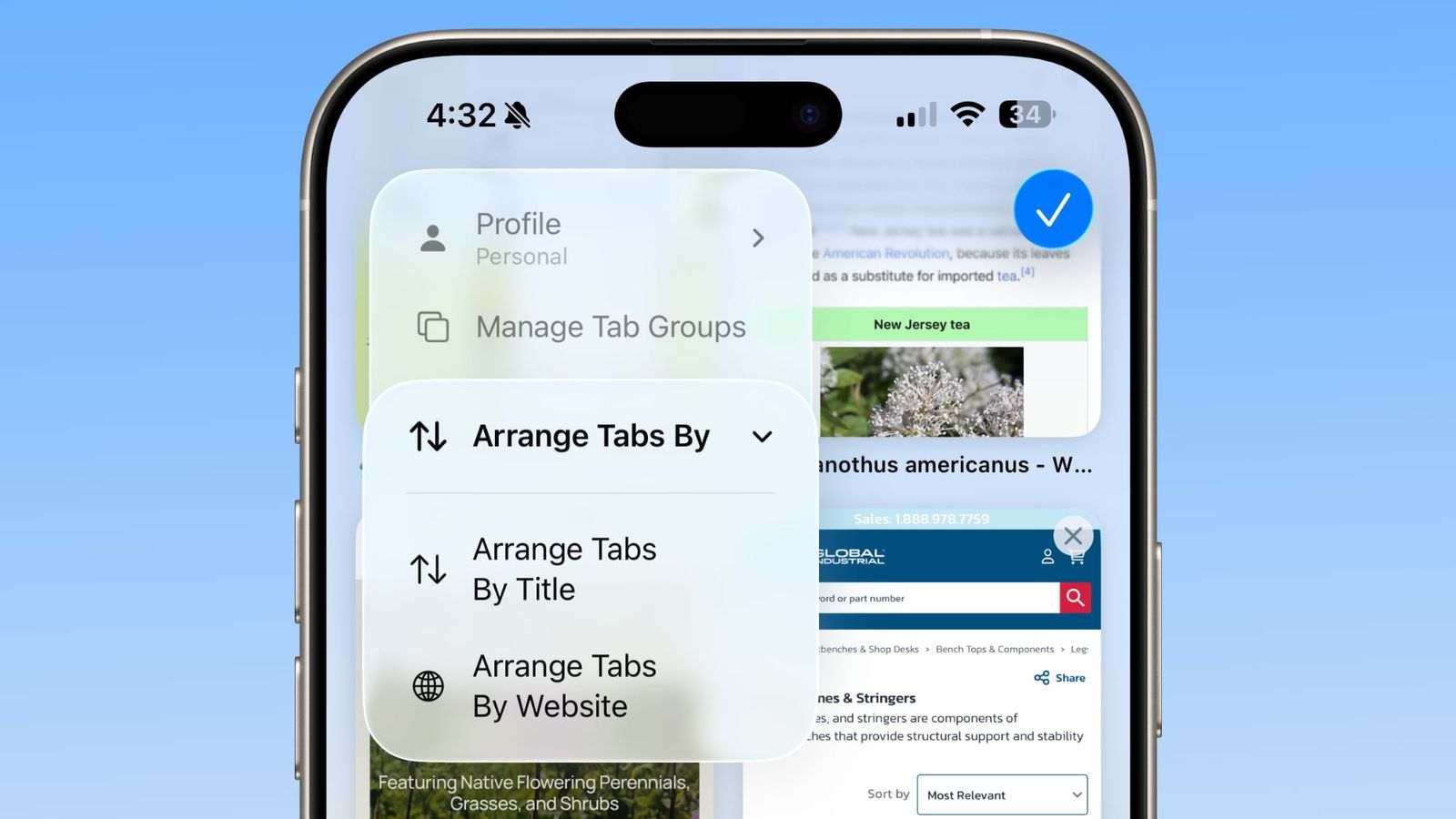 طراحی و تنظیمات سافاری در iOS 26