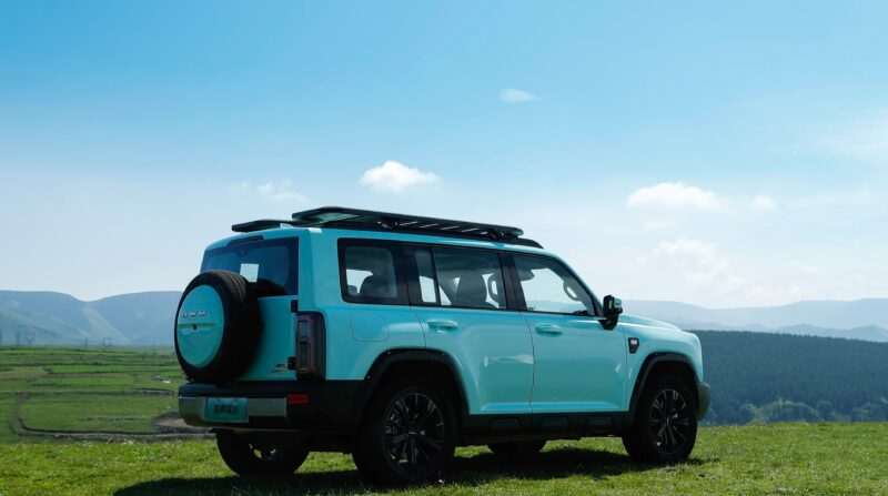 نمای عقب هاوال رپتور PHEV 2026