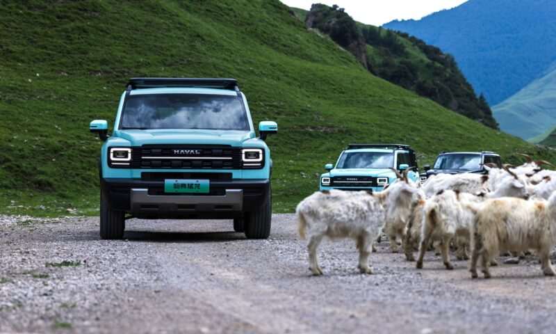 نمای جلوی هاوال رپتور PHEV 2026