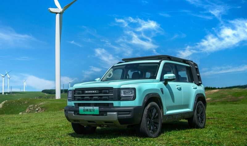 نمای جلوی هاوال رپتور PHEV 2026
