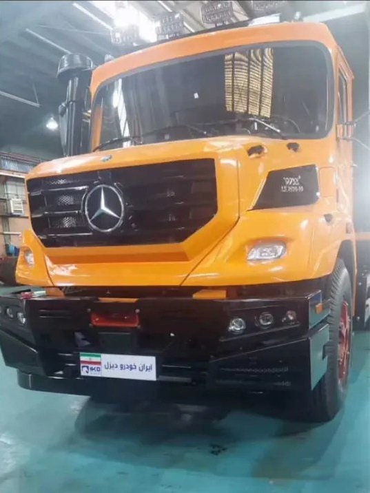 ظاهر جدید کامیون بنز ایران خودرو دیزل