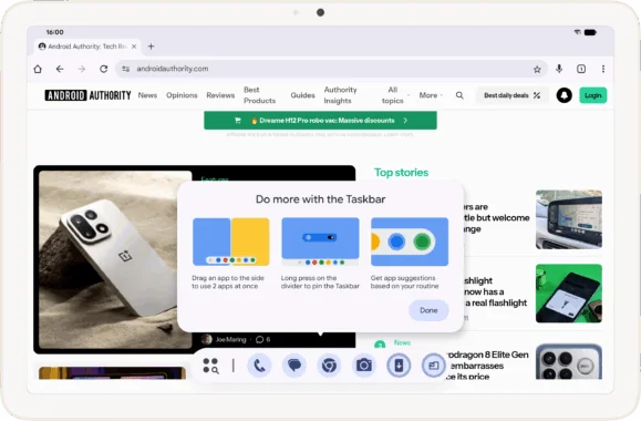 اجرای همزمان چند اپلیکیشن در تبلتهای اندرویدی