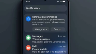 قابلیت خلاصهکردن اعلانها در One UI 8.5