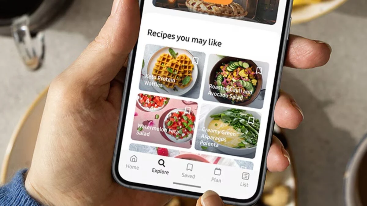 محیط برنامه سامسونگ فود