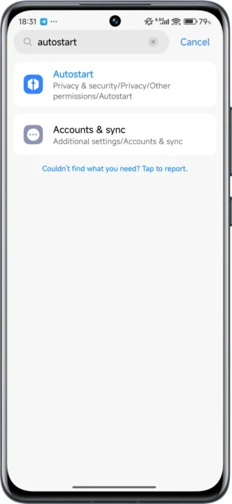 اسکرینشات از تنظیمات HyperOS گوشی شیائومی