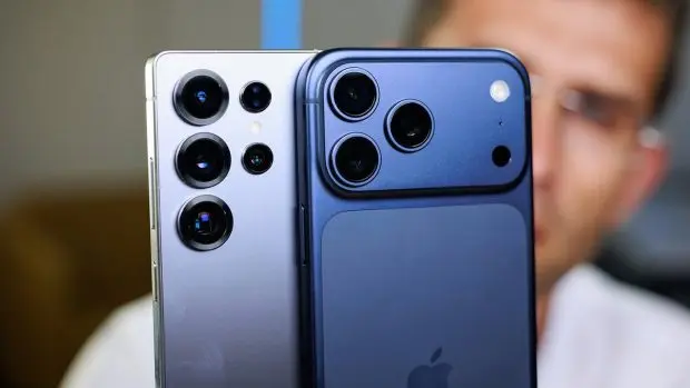 مقایسه عملکرد مقایسه دوربین آیفون 17 پرو مکس با گلکسی اس25 اولترا در شب