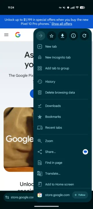 طراحی جدید Material 3 Expressive گوگل کروم