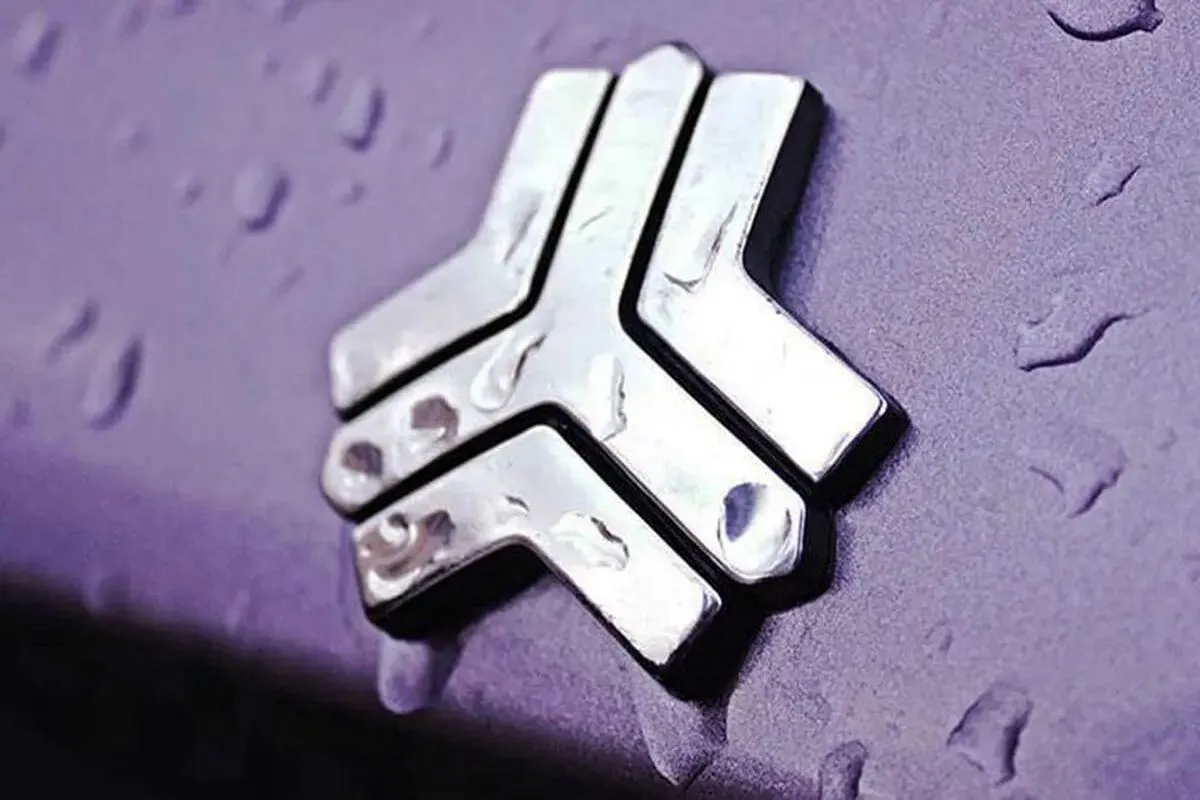 لوگو سایپا پشت خودرو