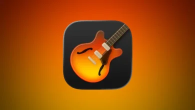 آیکون جدید برنامه garageband اپل