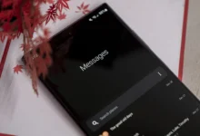 اپلیکیشن پیامها در گوشیهای گلکسی