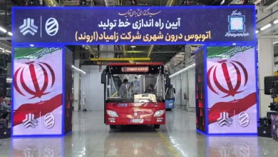 رونمایی از خط تولید اتوبوس اروند