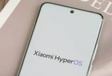 شیائومی میکس فلیپ در حال اجرای hyperos