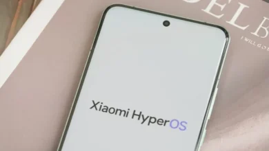 شیائومی میکس فلیپ در حال اجرای hyperos