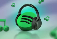 لوگو اسپاتیفای در حال گوش دادن به آهنگ