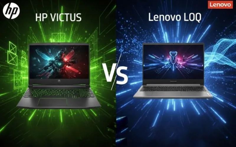 مقایسه لپ تاپ Victus با LOQ