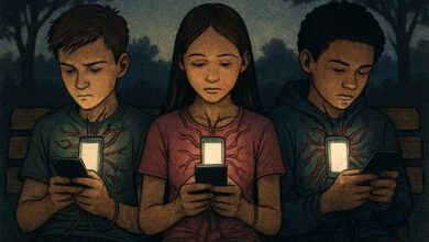 اعتیاد به موبایل در جوانان