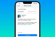 آپدیت امنیتی ios 18