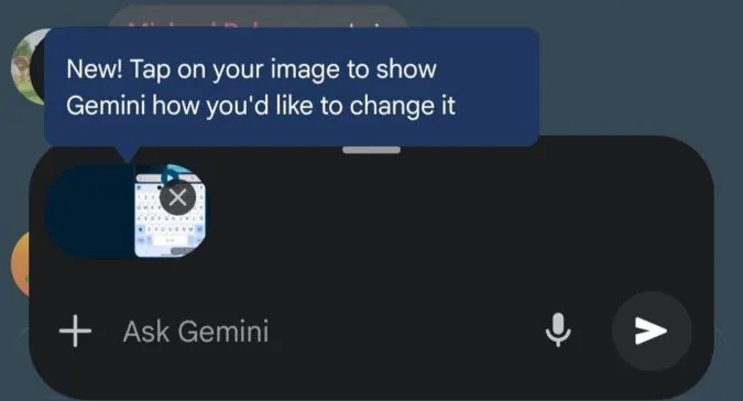 اسکرینشات از ابزار image markup tools جمنای