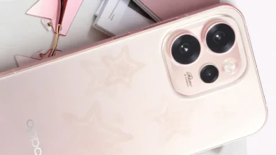 رنگ صورتی ستارهای رنو 15 اوپو