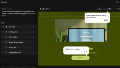 اُپال جمنای برای تولید مینی اپلیکیشن مبتنیبر هوشمصنوعی