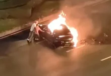 آتش سوزی خودرو شیائومی