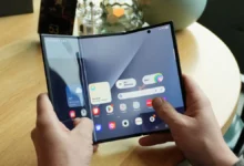 نمایشگر بازشده گلکسی زد تری فولد سامسونگ
