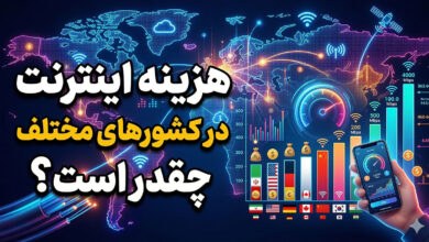 هزینه اینترنت در کشورهای مختلف