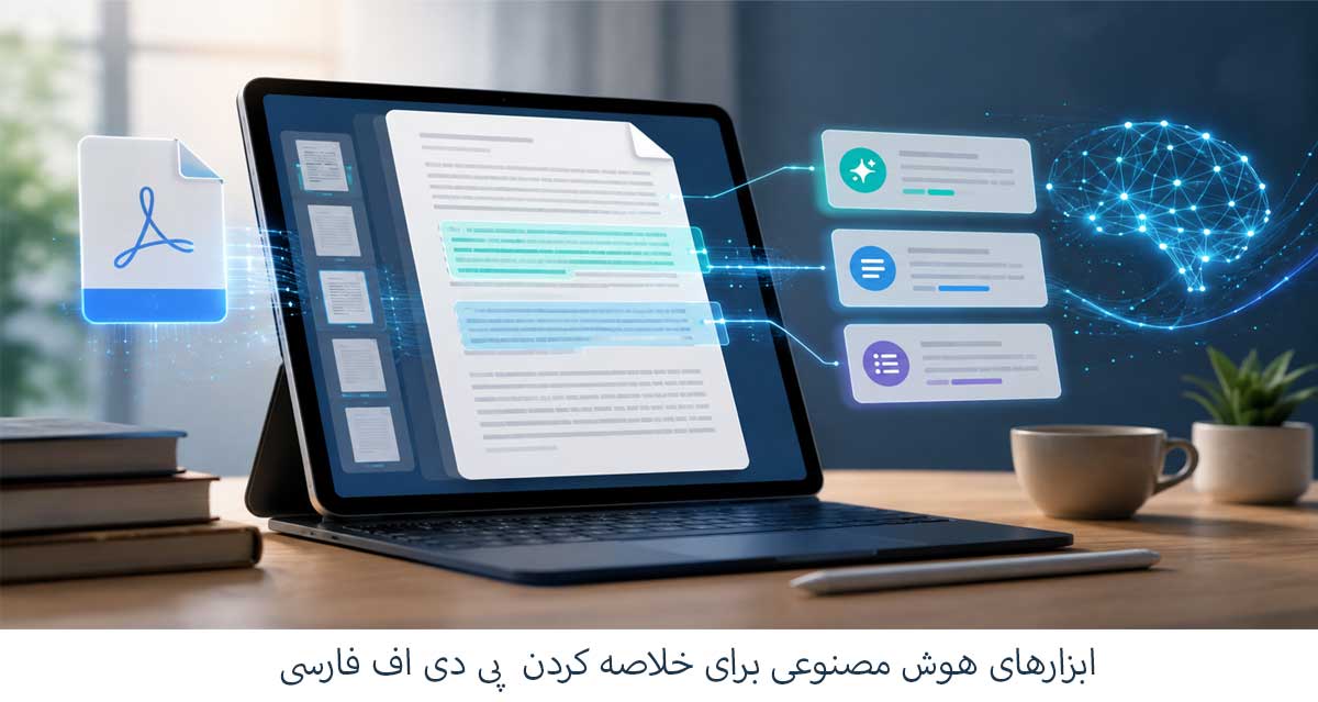 بهترین هوش مصنوعی برای خلاصه کردن PDF فارسی